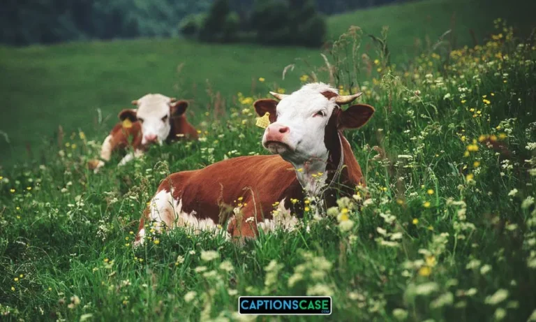 Best 240 Cute Cow Instagram Captions & Quotes for 2024